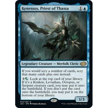 Kenessos, Priest of Thassa (13) (Jumpstart 2022) - PokeBox USA