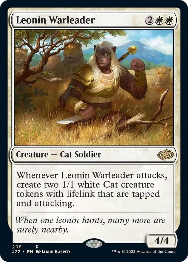 Leonin Warleader (208) (Jumpstart 2022)