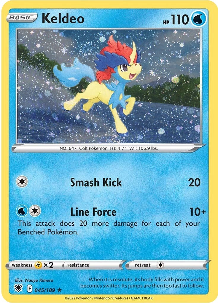 Image for Keldeo - 045/189 (Cosmos Holo) (045/189) (Miscellaneous Cards & Products) (MCAP) - Pokemon