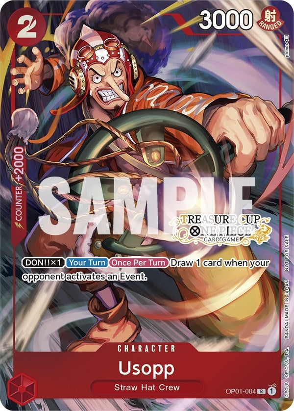 Image for Usopp - OP01-004 (Treasure Cup) (OP01-004) (One Piece Promotion Cards) (OP-PR) - One Piece Card Game