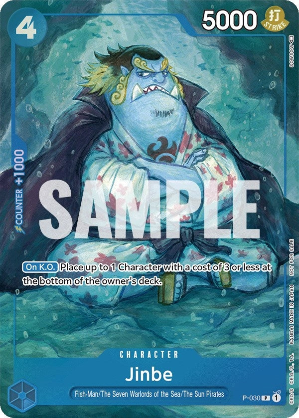 Image for Jinbe (Event Pack Vol. 1) (P-030) (One Piece Promotion Cards) (OP-PR) - One Piece Card Game