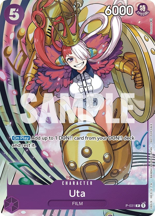 Image for Uta (Event Pack Vol. 1) (P-031) (One Piece Promotion Cards) (OP-PR) - One Piece Card Game