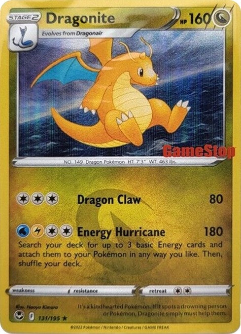 Image for Dragonite - 131/195 (Gamestop Exclusive) (131/195) (Miscellaneous Cards & Products) (MCAP) - Pokemon