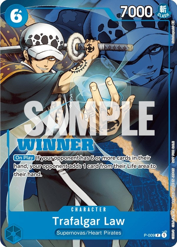 Image for Trafalgar Law - P-009 (Winner Pack Vol. 1) (P-009) (One Piece Promotion Cards) (OP-PR) - One Piece Card Game
