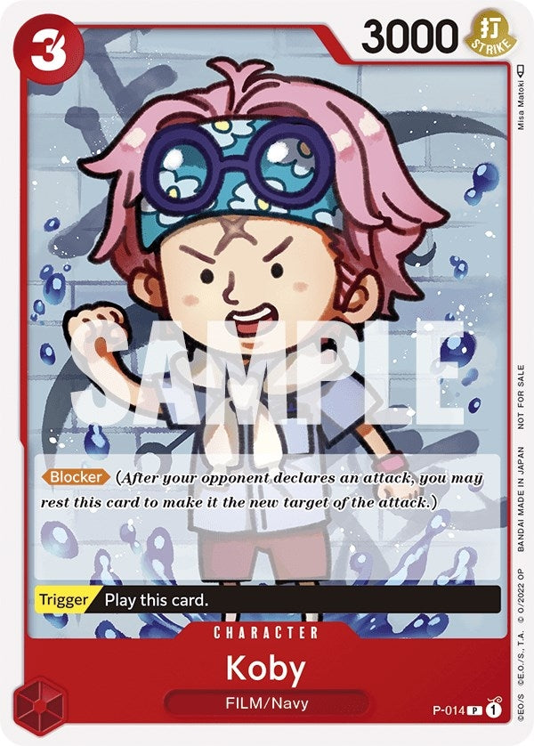 Image for Koby (One Piece Film Red) (P-014) (One Piece Promotion Cards) (OP-PR) - One Piece Card Game