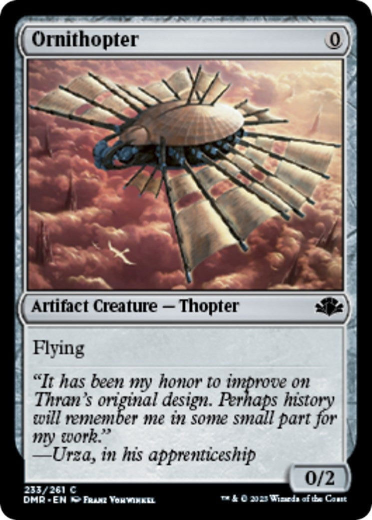 Ornithopter (233) (Dominaria Remastered)