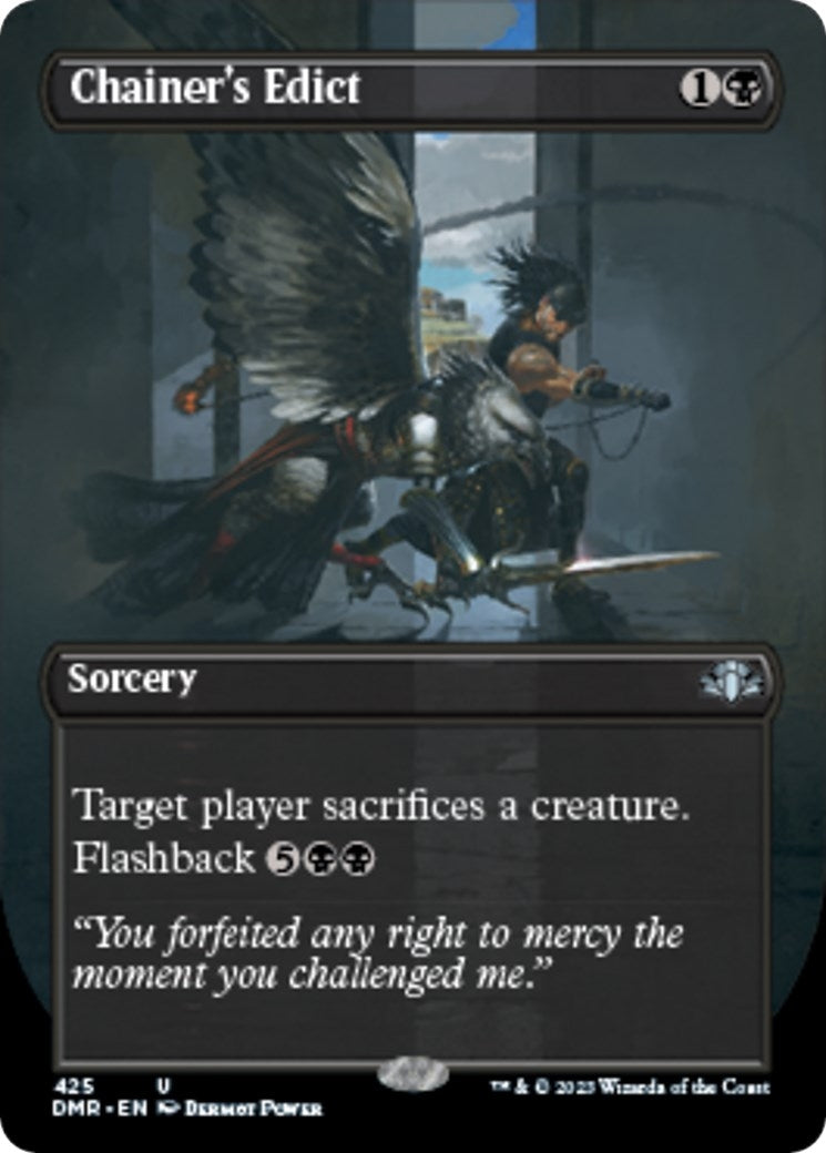 Chainer's Edict (Borderless) (425) (Dominaria Remastered)