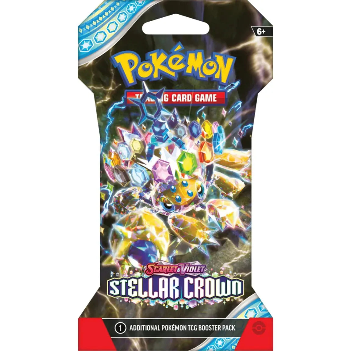 POKÉMON TCG Scarlet & Violet 7: Stellar Crown SLEEVED Booster Pack