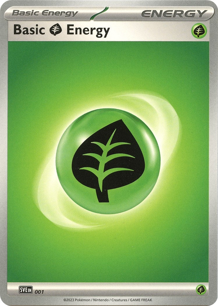 Image for Basic Grass Energy - 001 (001) (SVE: Scarlet & Violet Energies) (SVE) - Pokemon