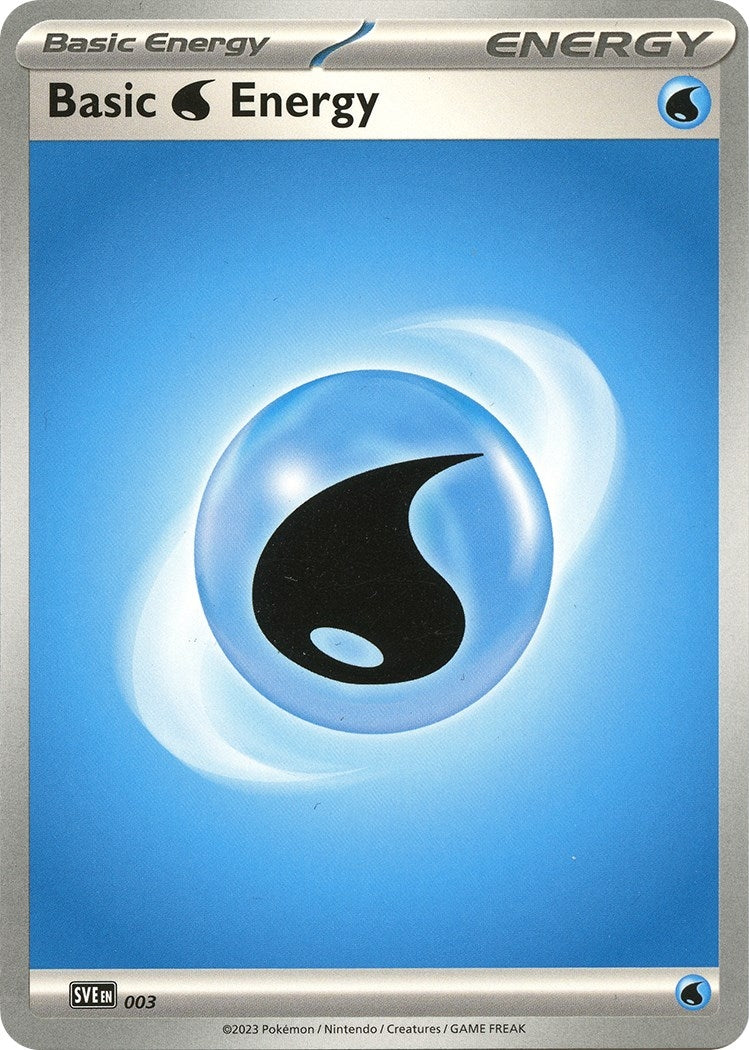 Image for Basic Water Energy - 003 (003) (SVE: Scarlet & Violet Energies) (SVE) - Pokemon