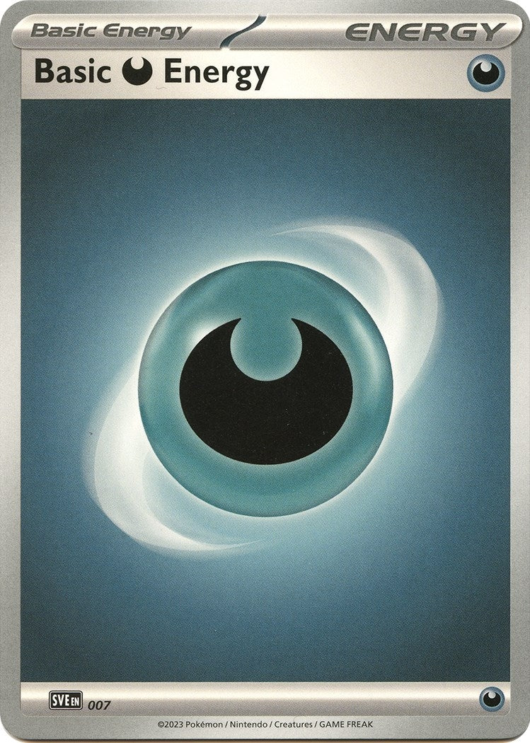 Image for Basic Darkness Energy - 007 (007) (SVE: Scarlet & Violet Energies) (SVE) - Pokemon