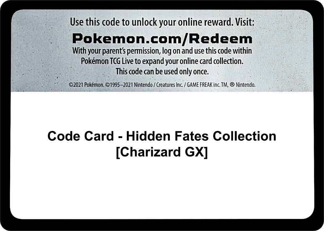 Image for Code Card - Hidden Fates Collection [Charizard GX] (Hidden Fates) (HIF) - Pokemon
