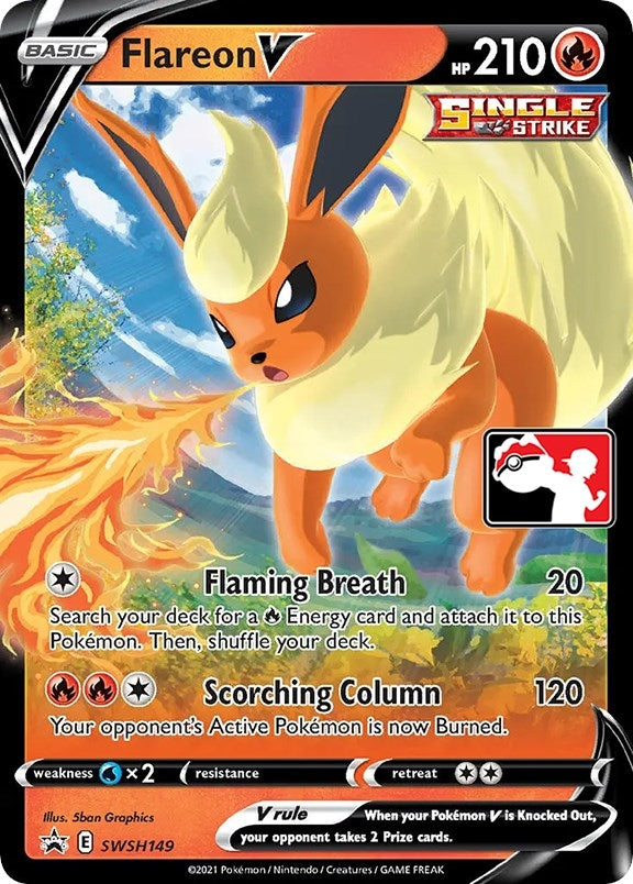 Image for Flareon V - SWSH149 (SWSH149) (Prize Pack Series Cards) - Pokemon