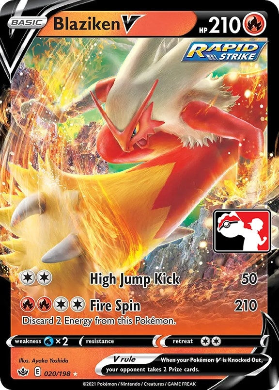 Image for Blaziken V (020/198) (Prize Pack Series Cards) - Pokemon