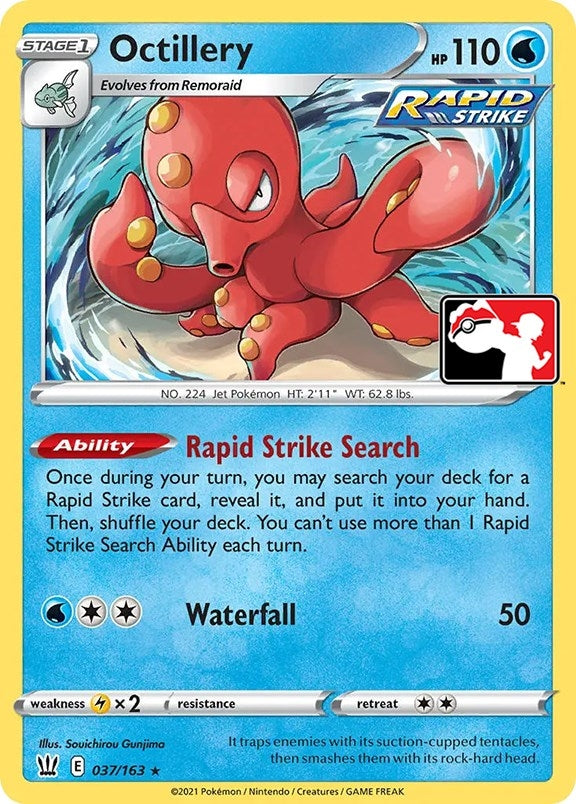 Image for Octillery (037/163) (Prize Pack Series Cards) - Pokemon