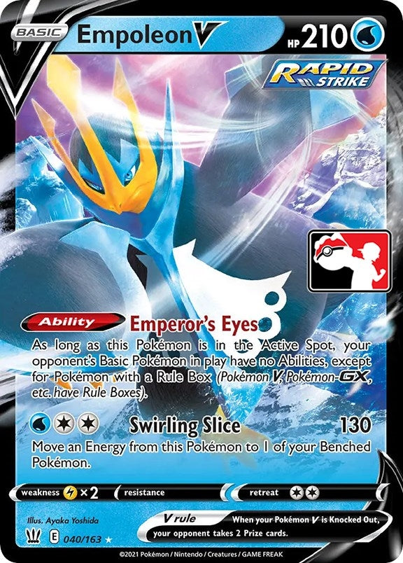 Image for Empoleon V (040/163) (Prize Pack Series Cards) - Pokemon