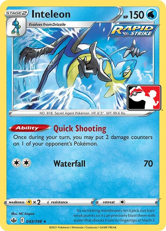 Image for Inteleon (043/198) (Prize Pack Series Cards) - Pokemon