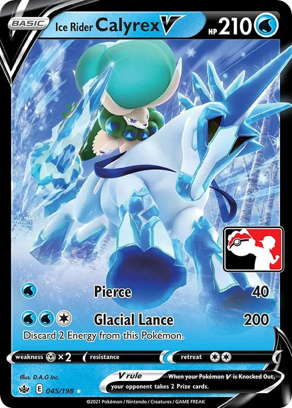 Image for Ice Rider Calyrex V (045/198) (Prize Pack Series Cards) - Pokemon