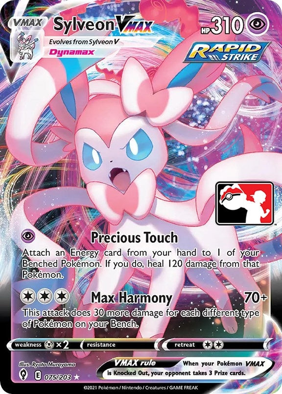 Image for Sylveon VMAX (075/203) (Prize Pack Series Cards) - Pokemon