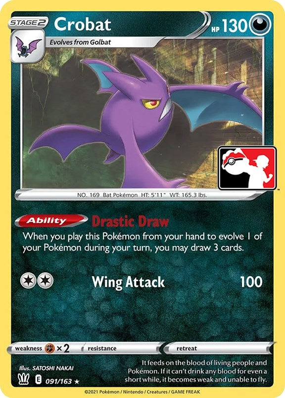 Image for Crobat (091/163) (Prize Pack Series Cards) - Pokemon