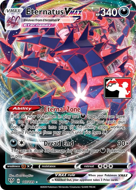 Image for Eternatus VMAX (117/189) (Prize Pack Series Cards) - Pokemon