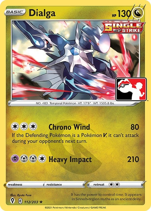 Image for Dialga (112/203) (Prize Pack Series Cards) - Pokemon