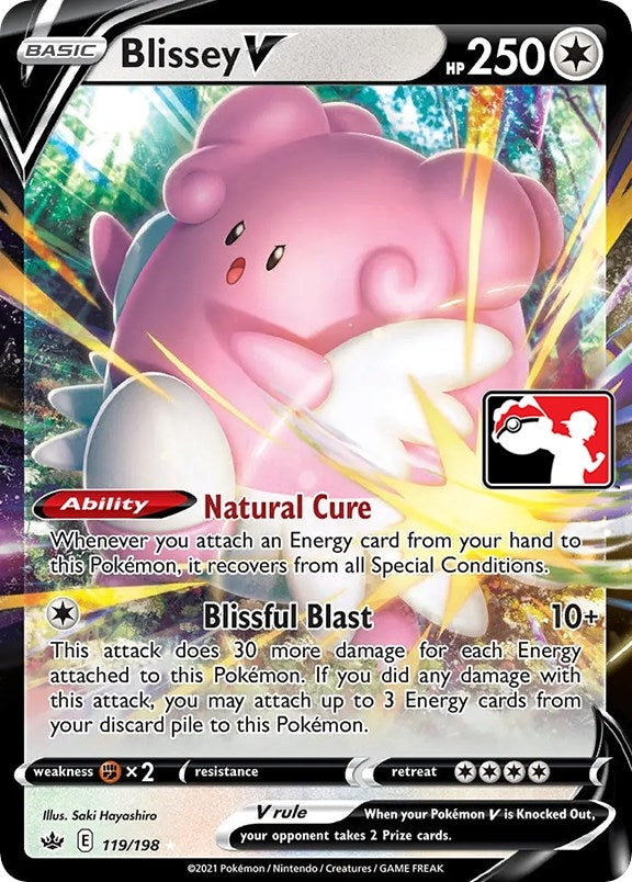 Image for Blissey V (119/198) (Prize Pack Series Cards) - Pokemon