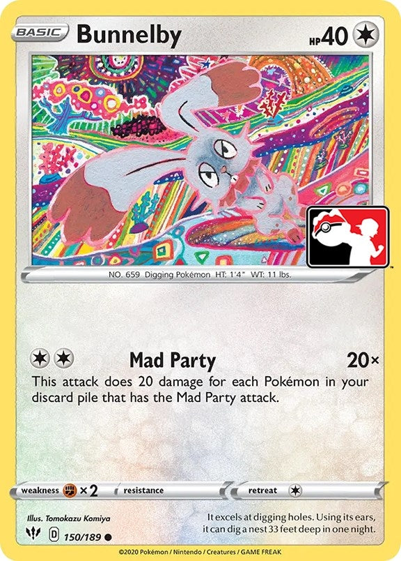 Image for Bunnelby (150/189) (Prize Pack Series Cards) - Pokemon