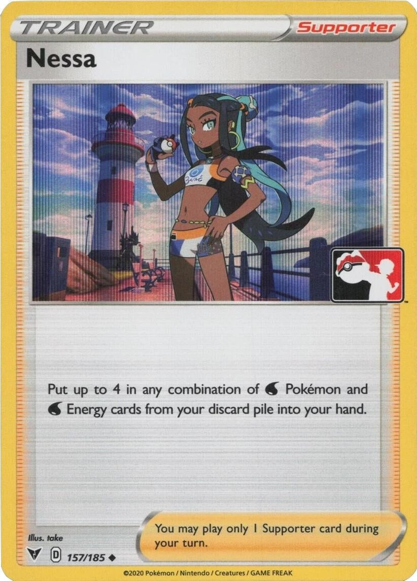 Image for Nessa (157/185) (Prize Pack Series Cards) - Pokemon