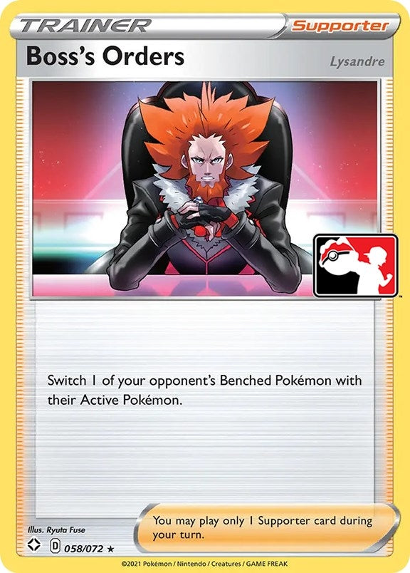 Image for Boss's Orders [Lysandre] (058/072) (Prize Pack Series Cards) - Pokemon