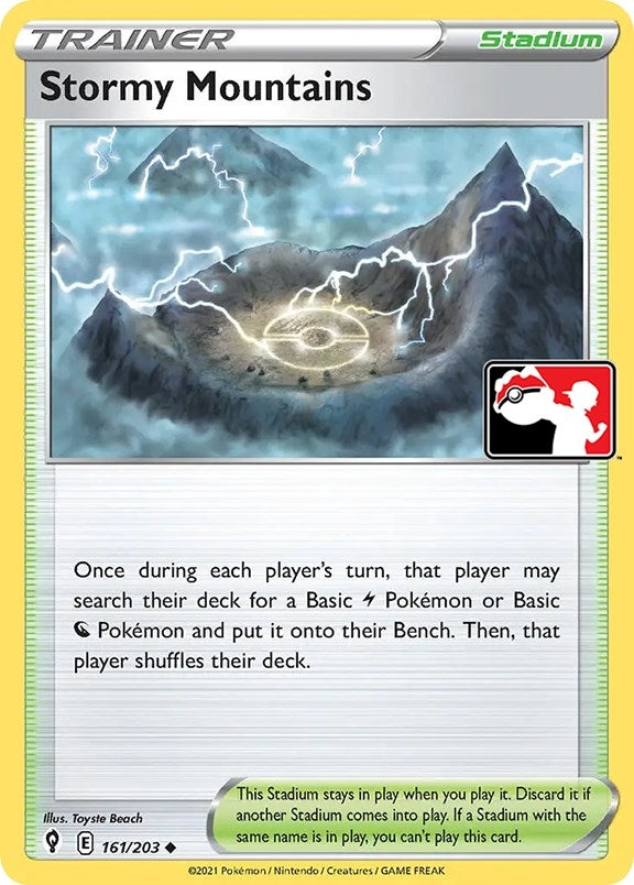 Image for Stormy Mountains (161/203) (Prize Pack Series Cards) - Pokemon