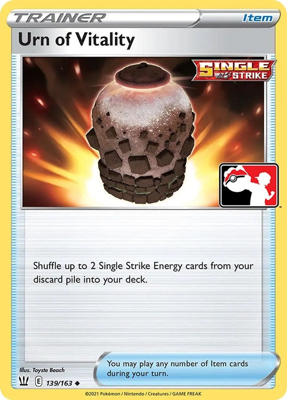 Image for Urn of Vitality (139/163) (Prize Pack Series Cards) - Pokemon