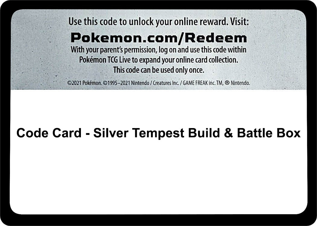 Image for Code Card - Silver Tempest Build & Battle Box (SWSH12: Silver Tempest) (SWSH12) - Pokemon