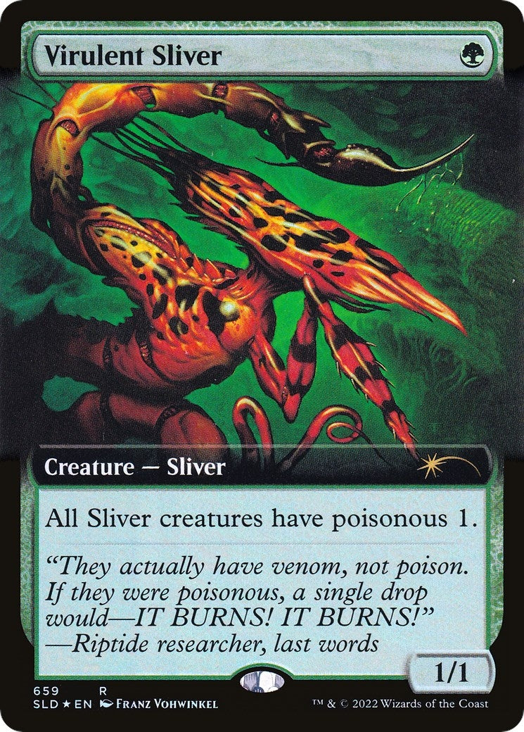 Virulent Sliver (Extended Art) (659) (Secret Lair Drop Series) - PokeBox USA