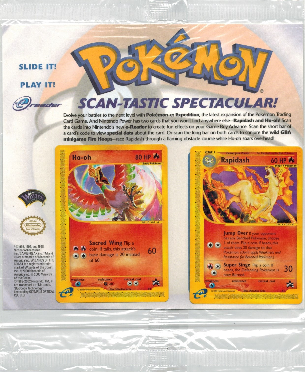 Image for Scan-Tastic Spectacular Promo Pack [Ho-oh & Rapidash] - Pokemon