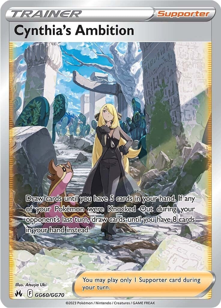 Image for Cynthia's Ambition (GG60/GG70) (SWSH: Crown Zenith: Galarian Gallery) - Pokemon