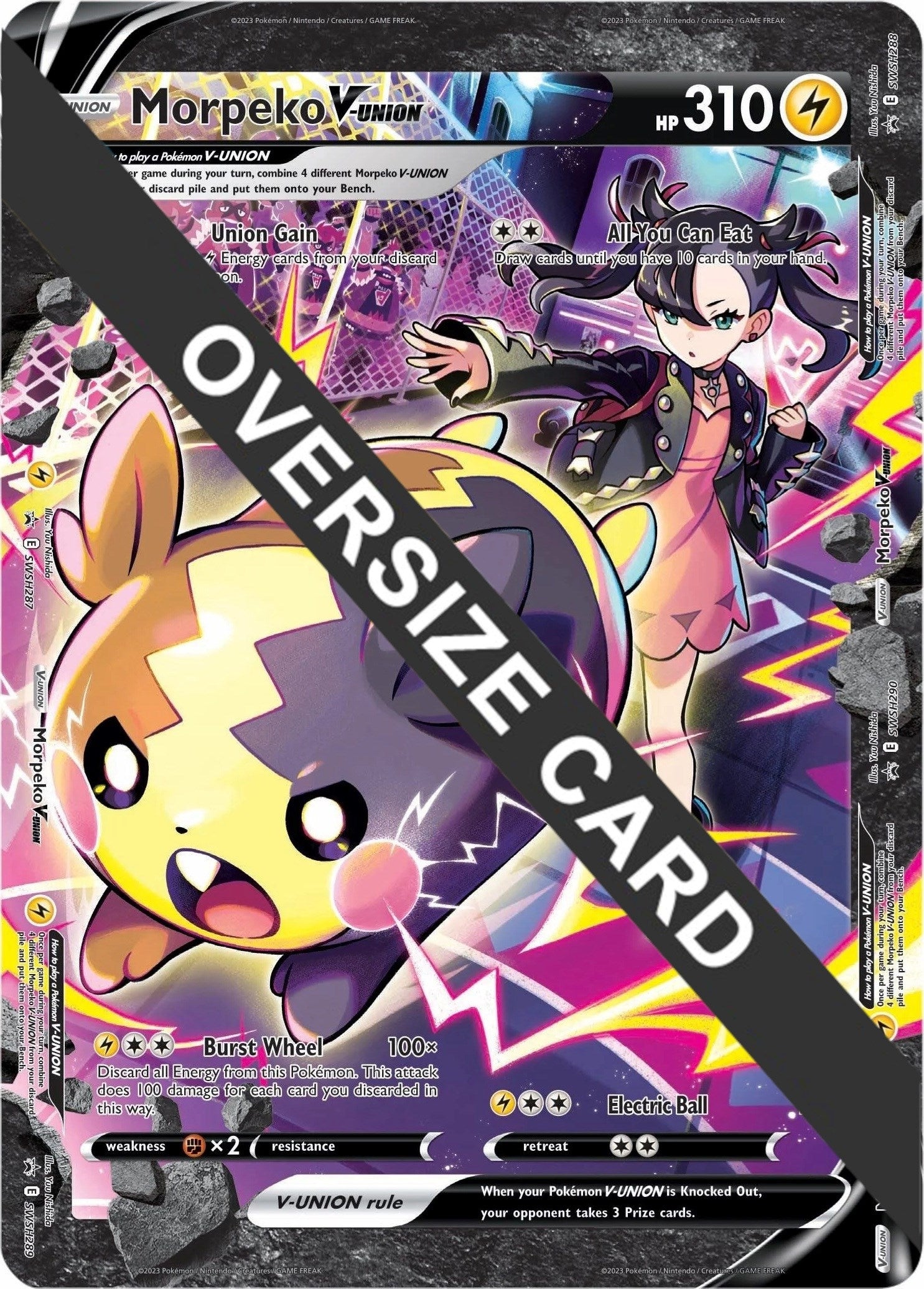Image for Morpeko V-Union (SWSH287-290) (SWSH290) (Jumbo Cards) (PR) - Pokemon