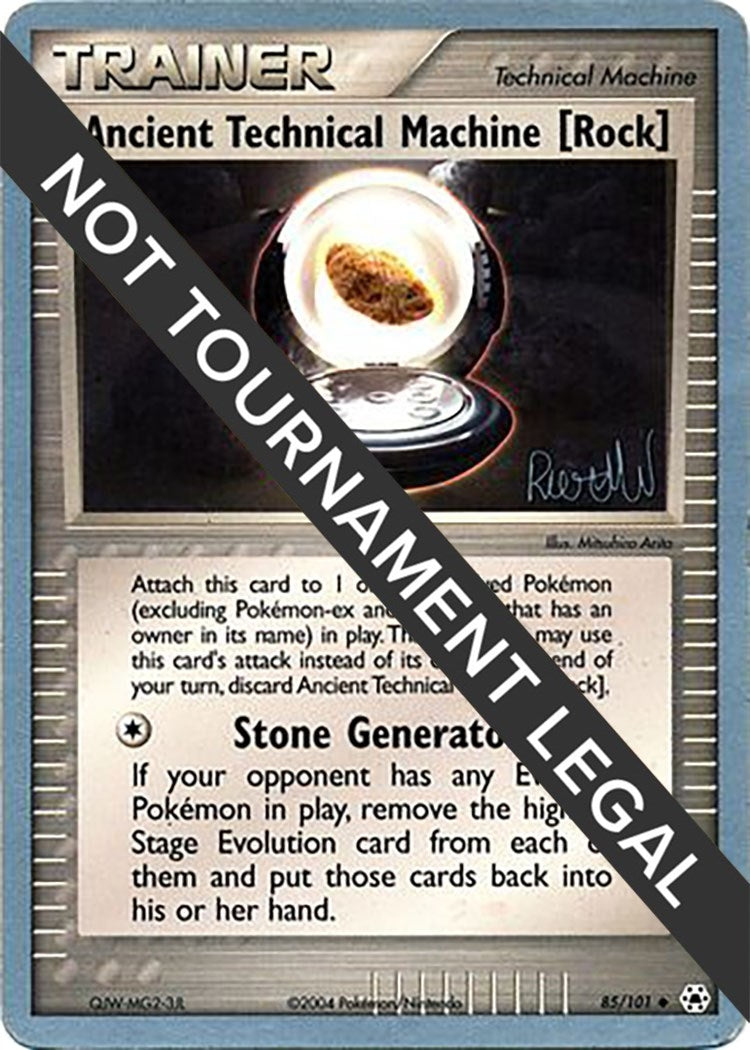 Image for Ancient Technical Machine [Rock] - 2004 (Reed Weichler) (85/101) (World Championship Decks) (WCD) - Pokemon