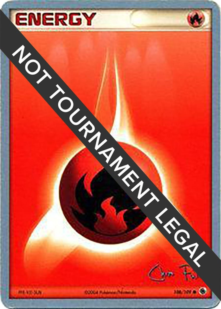 Image for Fire Energy - 2004 (Chris Fulop) (108/109) (World Championship Decks) (WCD) - Pokemon