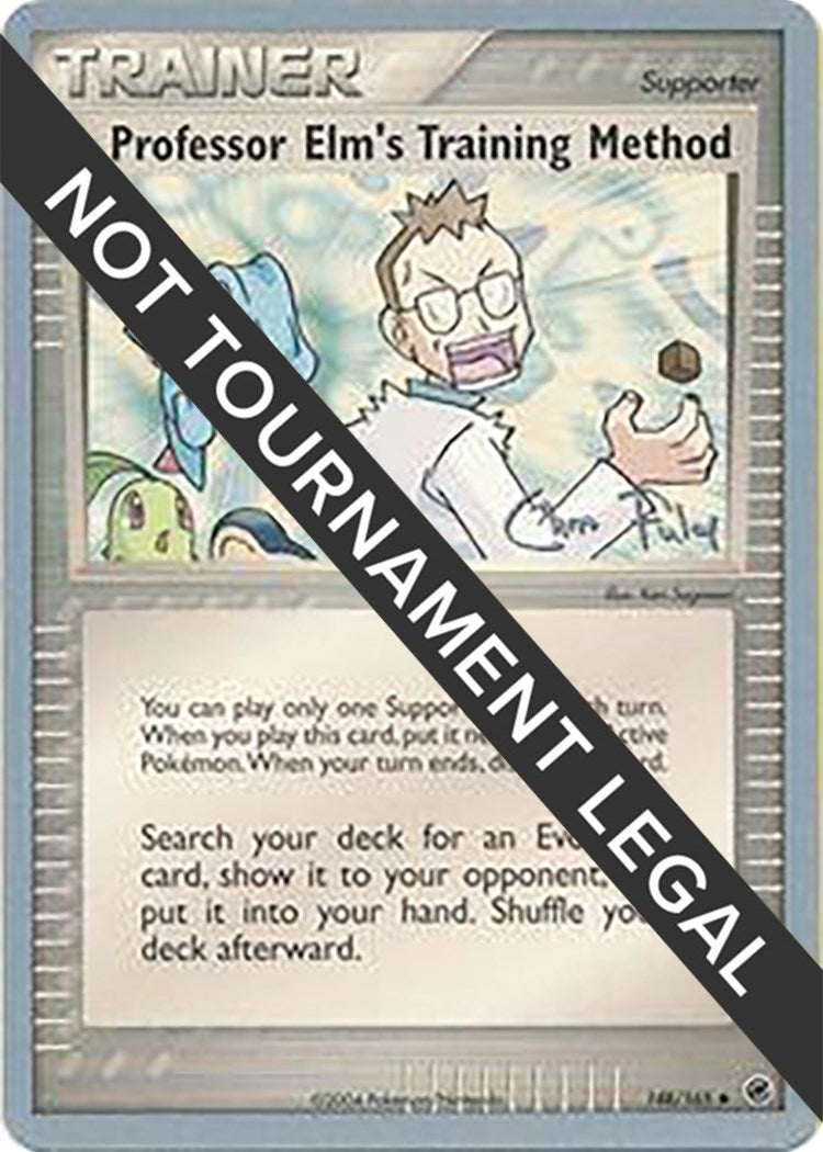 Image for Professor Elm's Training Method - 2004 (Chris Fulop) (148/165) (World Championship Decks) (WCD) - Pokemon