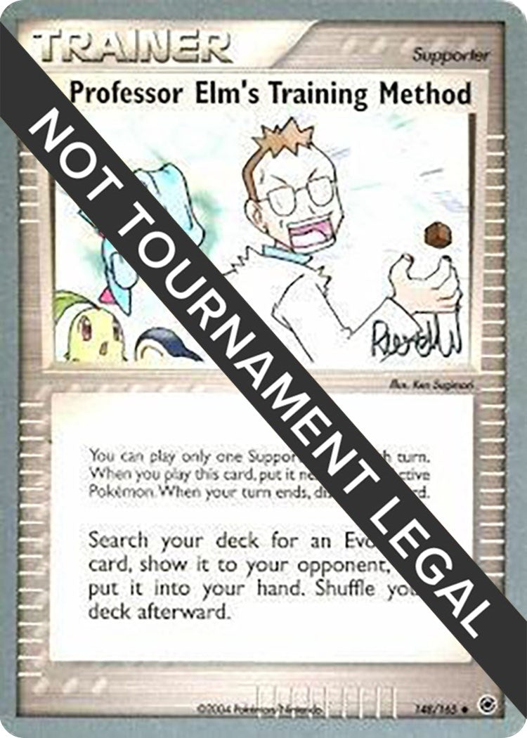 Image for Professor Elm's Training Method - 2004 (Reed Weichler) (148/165) (World Championship Decks) (WCD) - Pokemon