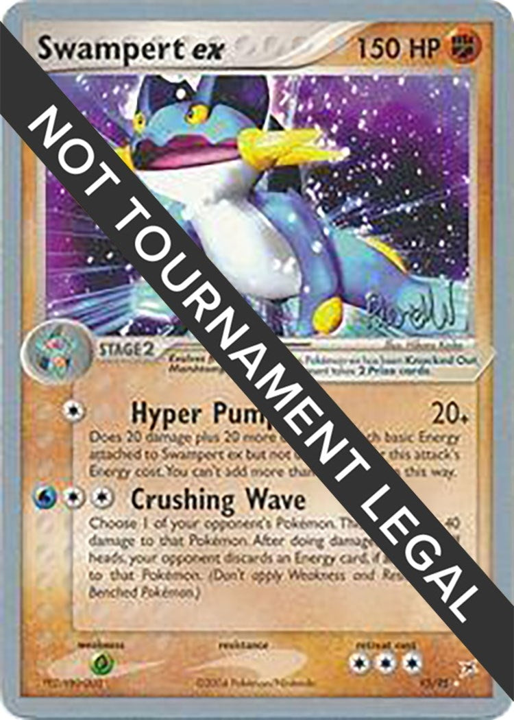 Image for Swampert ex - 2004 (Reed Weichler) (95/95) (World Championship Decks) (WCD) - Pokemon