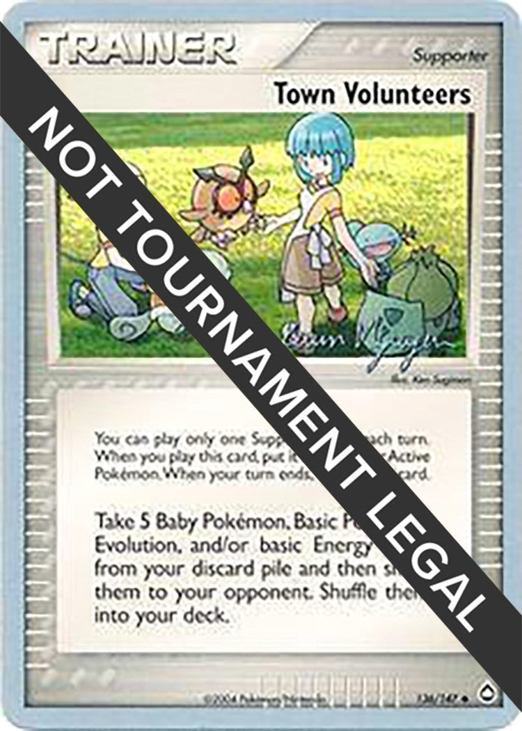 Image for Town Volunteers - 2004 (Kevin Nguyen) (136/147) (World Championship Decks) (WCD) - Pokemon