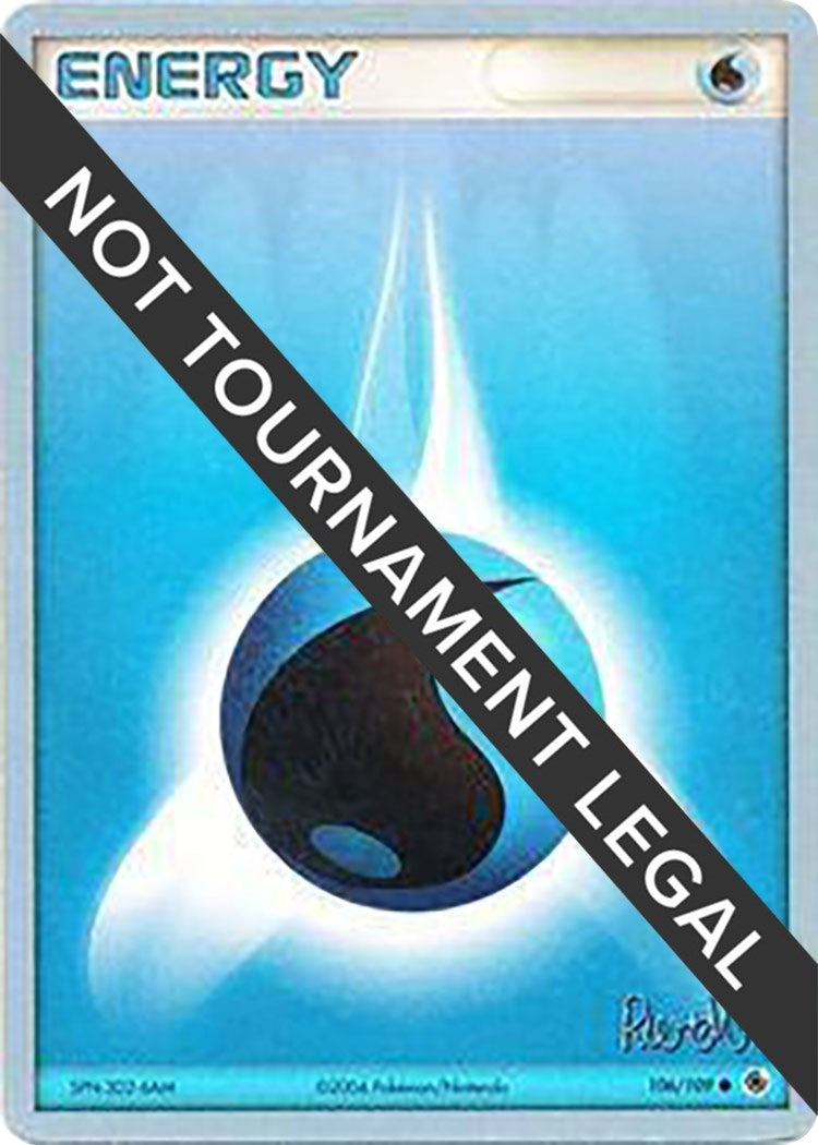 Image for Water Energy - 2004 (Reed Weichler) (106/109) (World Championship Decks) (WCD) - Pokemon