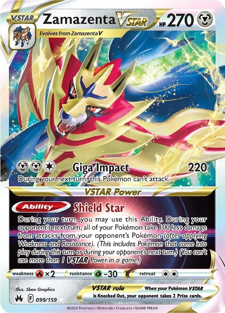 Image for Zamazenta VSTAR (099/159) (SWSH: Crown Zenith) - Pokemon