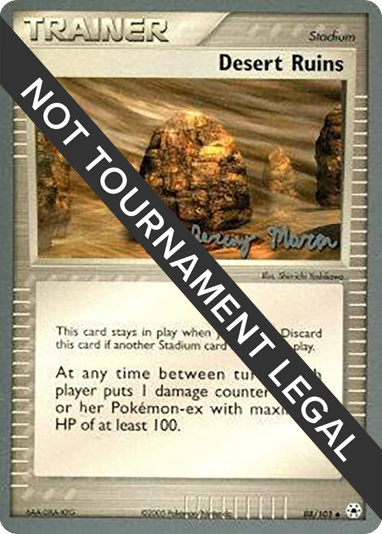 Image for Desert Ruins - 2005 (Jeremy Maron) (88/101) (World Championship Decks) (WCD) - Pokemon