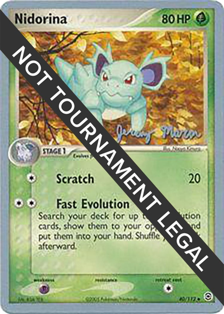 Image for Nidorina - 2005 (Jeremy Maron) (40/112) (World Championship Decks) (WCD) - Pokemon