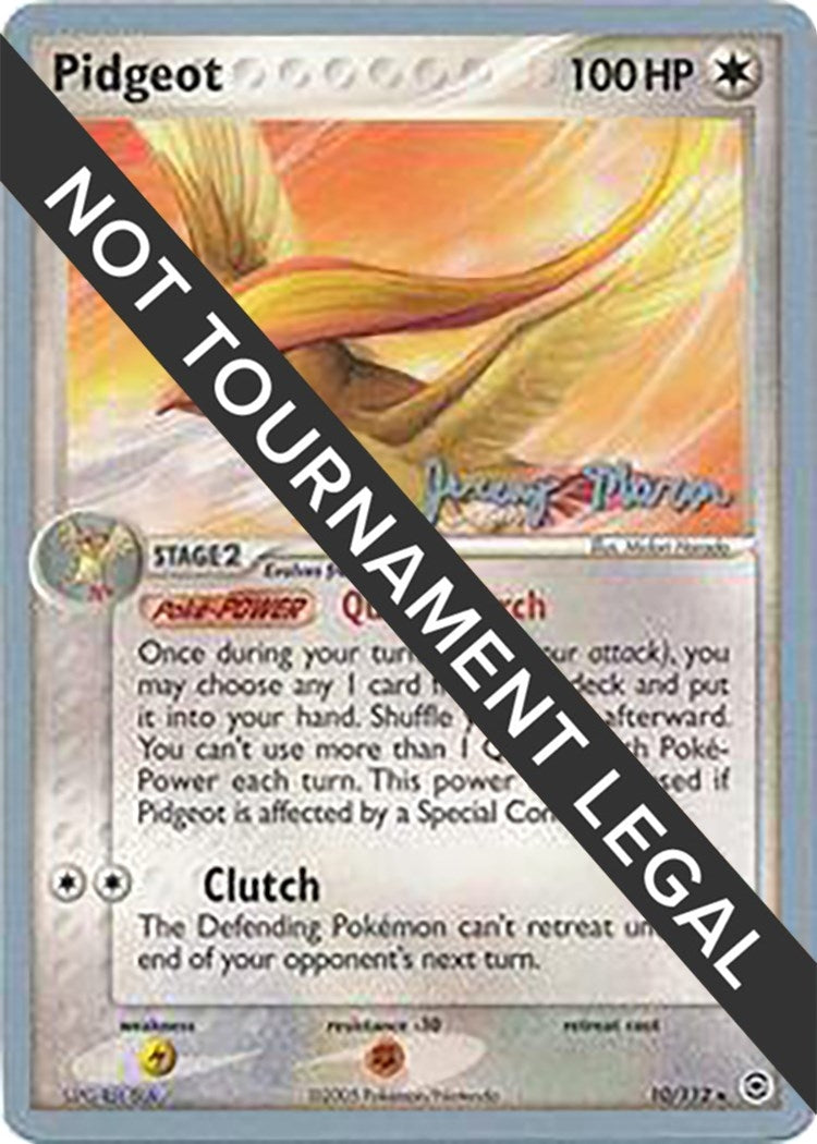 Image for Pidgeot - 2005 (Jeremy Maron) (10/112) (World Championship Decks) (WCD) - Pokemon