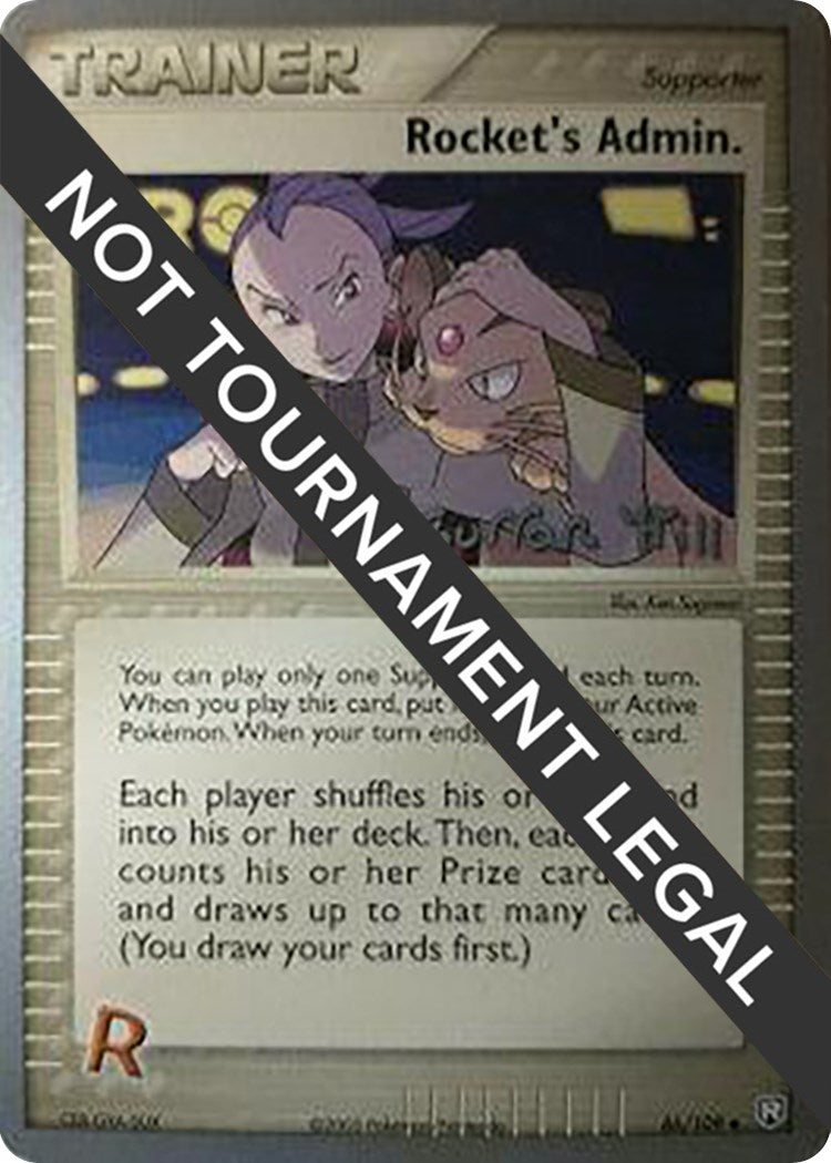 Image for Rocket's Admin. - 2005 (Curran Hill) (86/109) (World Championship Decks) (WCD) - Pokemon