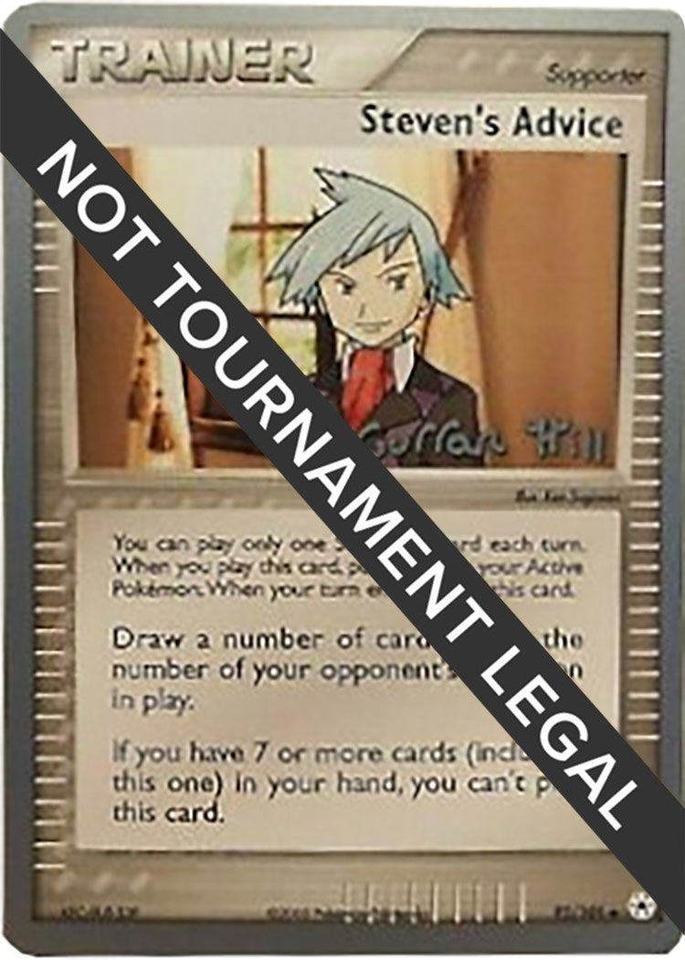 Image for Steven's Advice - 2005 (Curran Hill) (92/101) (World Championship Decks) (WCD) - Pokemon